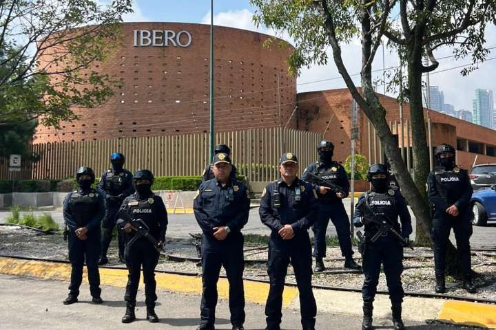SSC monta operativo de seguridad en zona cercana a la Ibero