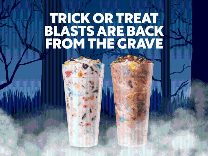Trick or Treat Blasts Return to SONIC for Halloween