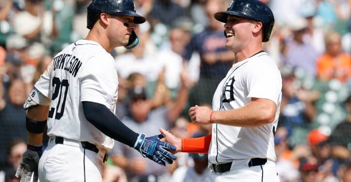 Tigers 6, Mets 2: Kerry Carpenter homers to avoid the sweep