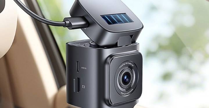Baseus’ solar-powered dash cam keeps an eye on your parked car for up to two weeks