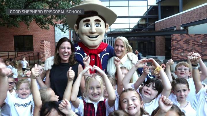 Students get surprise visit from Little Big Tex