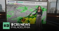 Dreary, cloudy weather with scattered showers across Jersey Shore, Philadelphia area