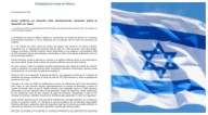 Embajada de Israel pide a México su respaldo ante “el terrorismo y por la paz verdadera”