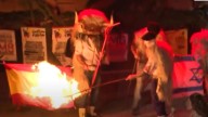 La Justicia archiva la causa de la quema de las banderas de España e Israel en Alsasua al no poder identificar al autor