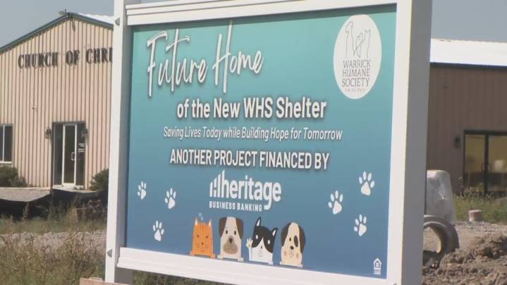 New Warrick Humane Society building construction put on hold