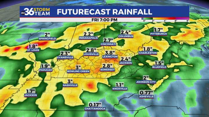 Wet weather returns to the area as the fall season arrives