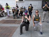 FBI fires agents photographed kneeling during George Floyd protest