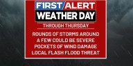 FIRST ALERT WEATHER DAY | Chris Bailey tracks strong storms and heavy rains