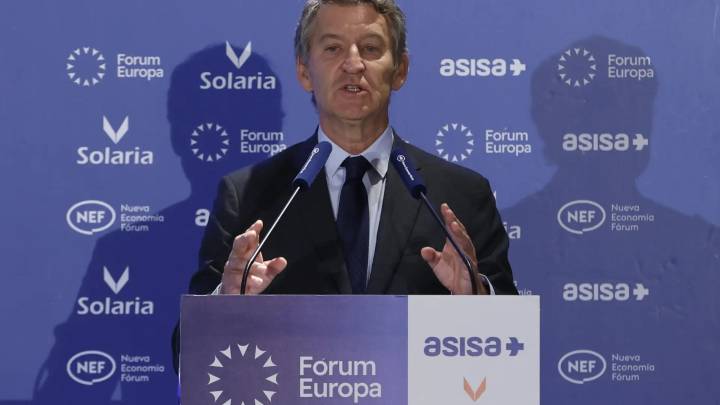 Feijóo culpa a Sánchez de los "actos de violencia" en La Vuelta