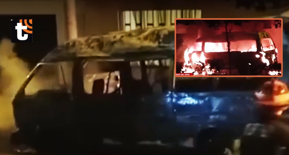 ¡Pánico en el Cercado de Lima! Extorsionadores queman combi que cubría ruta hacia el Callao El atentado ocurrió en la avenida Enrique Meiggs, donde dos sujetos incendiaron la unidad. Transportistas de