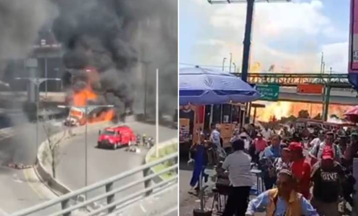Explosión de pipa de gas en Iztapalapa deja 18 heridos y cierre del Metro