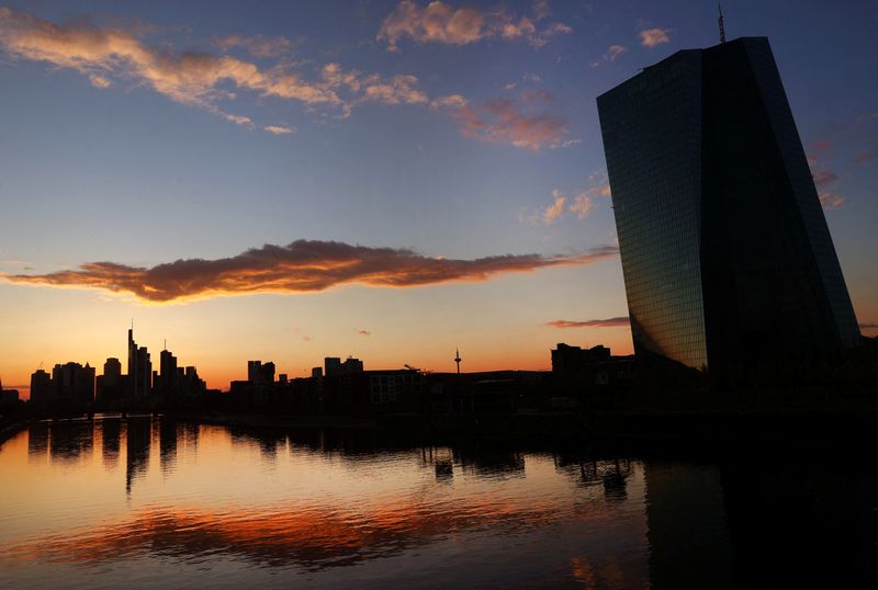 Euro zone current account surplus narrows