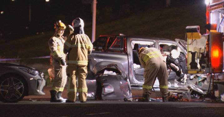 Shooting, crash put 18-year-old woman and a man in hospital in Melbourne