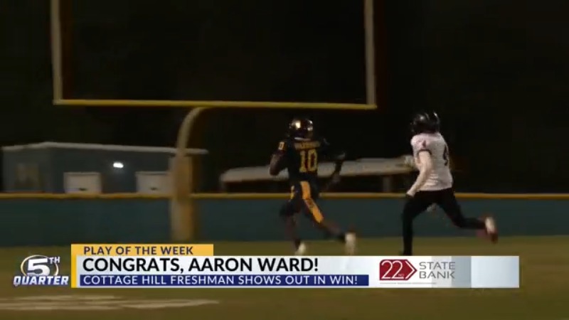22nd State Bank Play of the Week Winner: Week 5