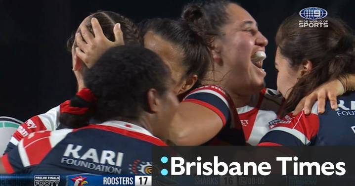Roosters seal grand final spot in frantic finish