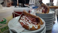 The giant sausage sandwich loved in this Turkish seaside town