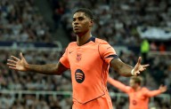 Rashford con doblete lideró victoria del Barcelona en la Champions