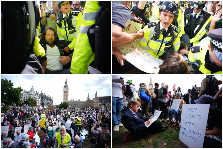 Palestine Action protests LIVE: Police warn of arrests as hundreds plan to defy ban in London