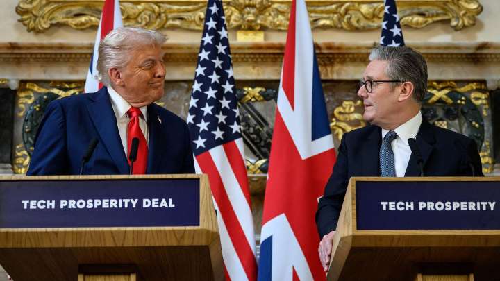 Trump Termina Visita Oficial en Reino Unido: Firma Acuerdo de Prosperidad Tecnológica