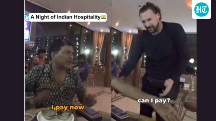 US vlogger's dining experience goes viral after Indian man pays for his meal