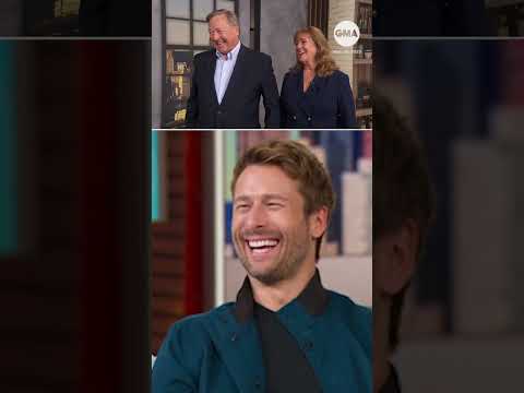 It’s bring your parents to work day for Glen Powell!