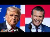 Trump and Hegseth lay out military policy plans in remarks to meeting of generals