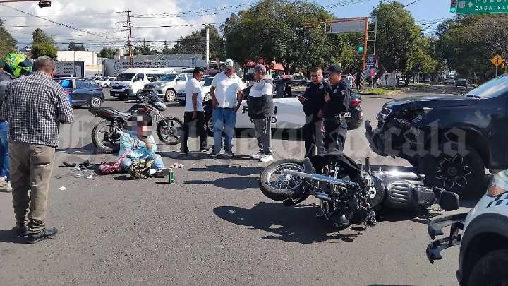 Accidente en monumento a Tlahuicole involucra al padre del ex diputado Miguel Ángel Covarrubias