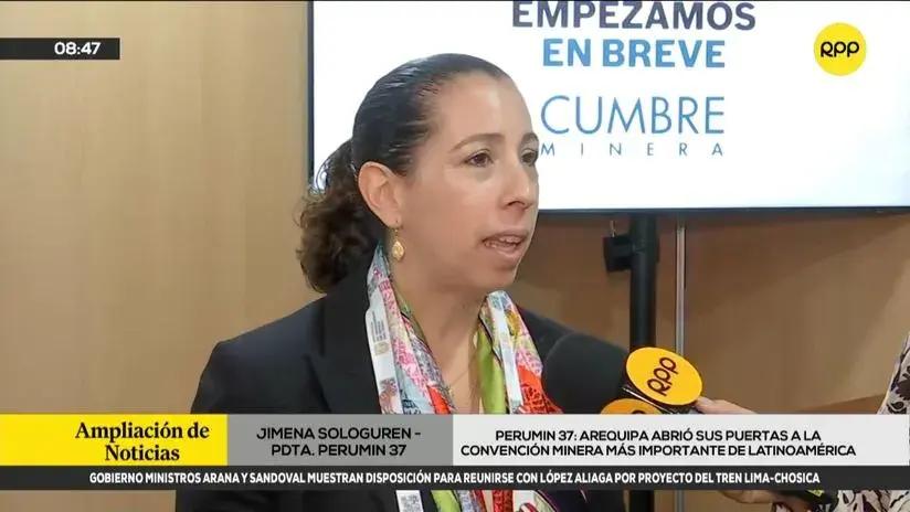 Presidenta de PERUMIN 37 insta al Ejecutivo a tener decisión política para acelerar proyectos mineros