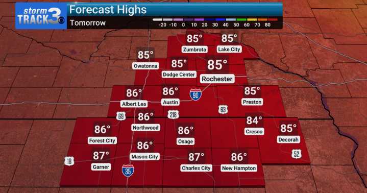 Above Average Temps, Before Midweek Moderation with Better Rain Chances
