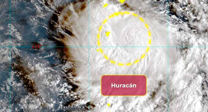 Huracán ‘Narda’ se intensifica a categoría 1 frente a costas de Colima y Jalisco