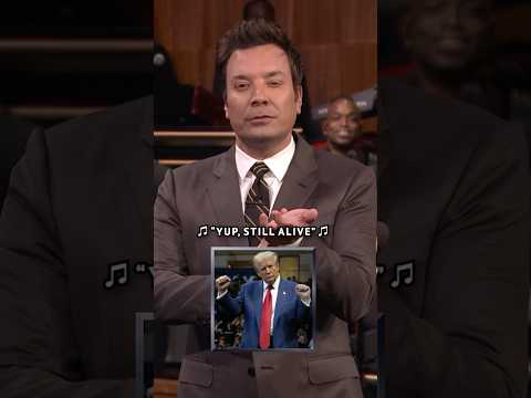 Jimmy performs a song about keeping up with #Trump’s packed schedule this week. #FallonTonight
