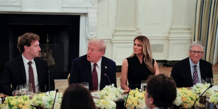 Qué pasó en la reunión de Trump con los líderes de las ‘big tech’: Zuckerberg, Gates, Altman y más