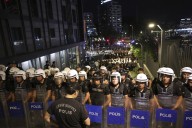Turkey blocks opposition rally in Istanbul as tensions rise over appointment of trustee