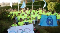 Una llama olímpica, así comienza la 46ª miniolimpiada del Centro Asturiano de Oviedo