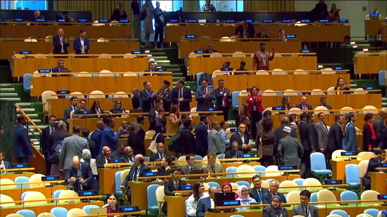 Delegates at UNGA walk out as Israeli Prime Minister Netanyahu speaks