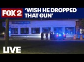 Detroit cops shoot armed man