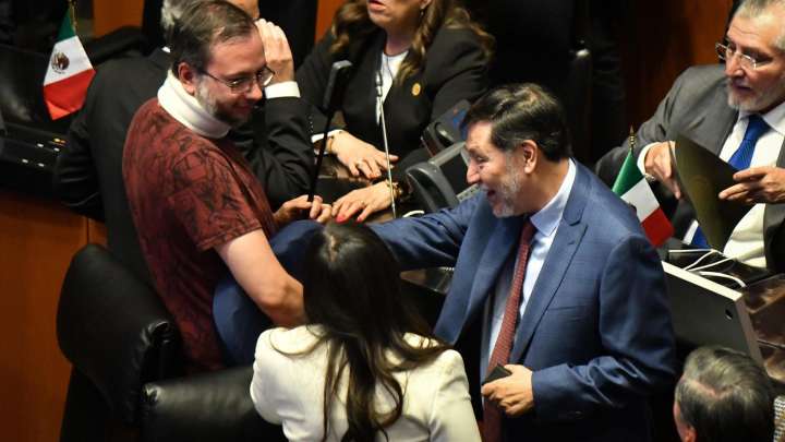 Fernández Noroña Declina Protección de la Guardia Nacional Luego de Altercado con Alito Moreno