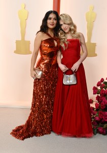 Salma Hayek & Lookalike Daughter Valentina Dance in Stunning Silky Dresses for a Milestone Occasion