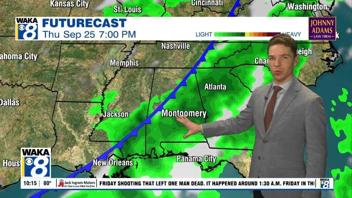 Fall begins mainly dry, still hot; A better chance for rain Thursday