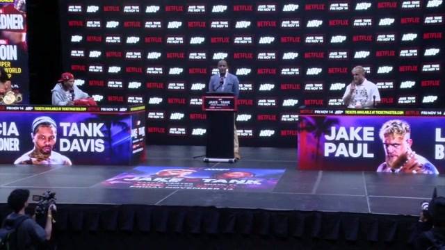 Boxers Jake Paul, Gervonta ‘Tank’ Davis meet in Miami ahead of November fight at Kaseya Center