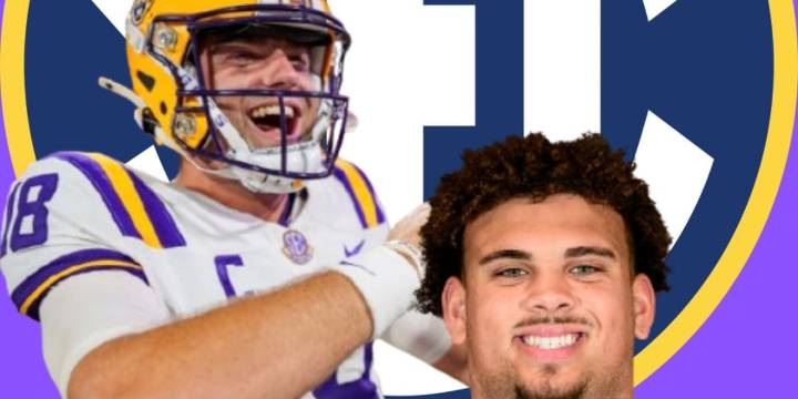LSU’s Nussmeier, Moore earn SEC Players of the Week honors for Week 1