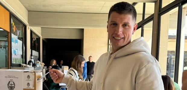 Votó Eugenio Leporati, candidato a 1° concejal de Somos Buenos Aires, General Villegas