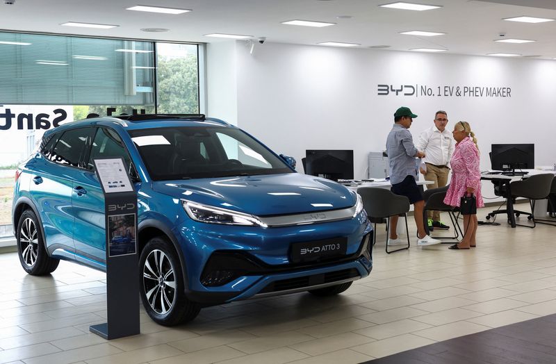 China's BYD makes gains in Spain with low EV prices, fast expansion