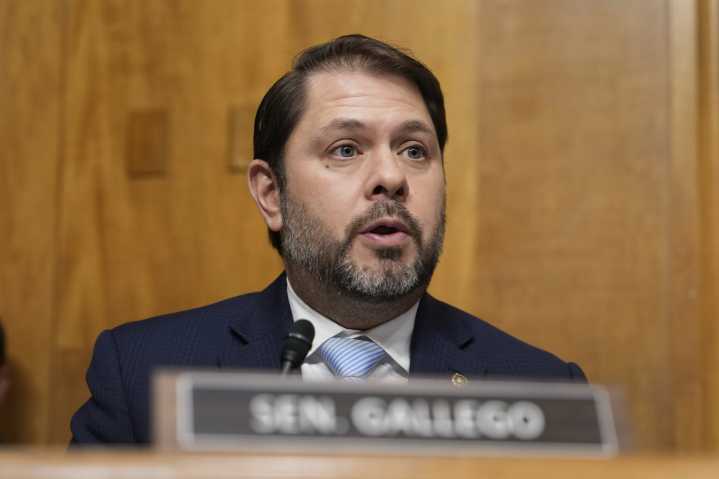 Sen. Ruben Gallego seeks to block Ashli Babbitt from military funeral honors