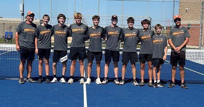 Cougars take SWIAC tennis title