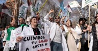 Sanitarios de Baleares se movilizan frente al Ministerio de Sanidad para exigir un Estatuto Marco digno