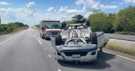 Mujer sufre lesiones tras volcar en la Valles