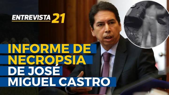 Miguel Pérez Arroyo sobre el informe de necropsia de José Miguel Castro, gerente de Susana Villarán, apunta a homicidio
