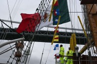 Buque Cuauhtémoc retoma operaciones tras choque en el puente de Brooklyn