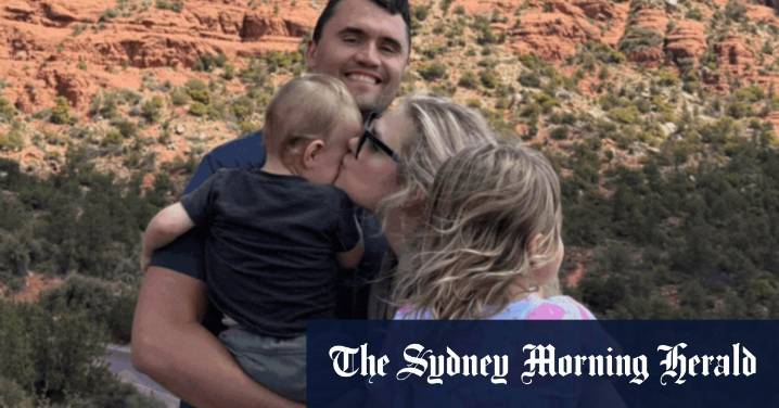 Grieving in public view, Erika Kirk blends the personal and political to further her husband’s cause